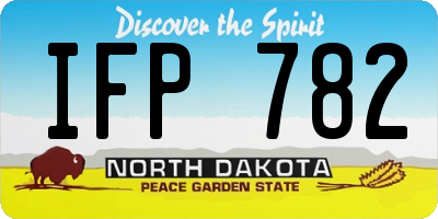 ND license plate IFP782