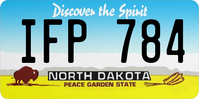 ND license plate IFP784