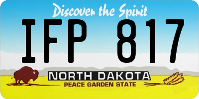 ND license plate IFP817