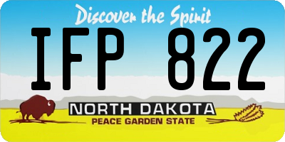ND license plate IFP822