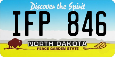 ND license plate IFP846
