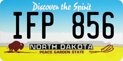 ND license plate IFP856