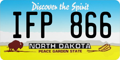 ND license plate IFP866