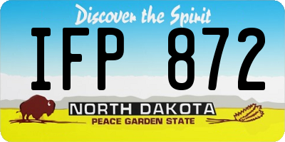 ND license plate IFP872