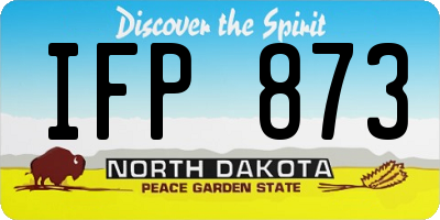 ND license plate IFP873