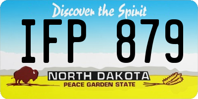 ND license plate IFP879
