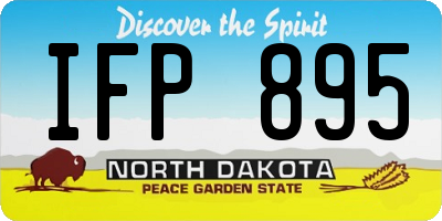 ND license plate IFP895