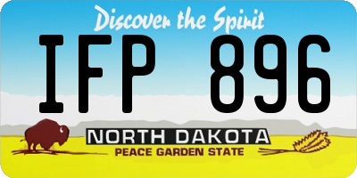 ND license plate IFP896