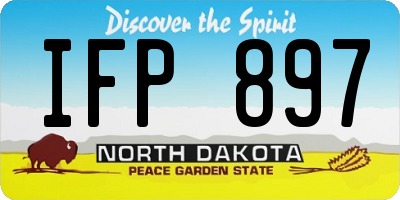 ND license plate IFP897