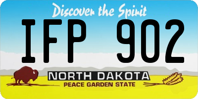 ND license plate IFP902