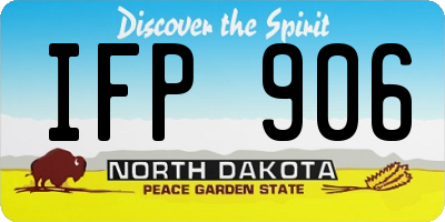 ND license plate IFP906