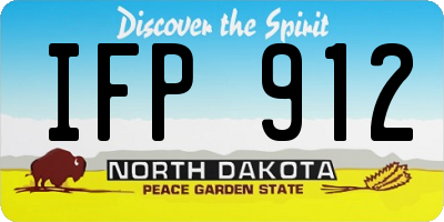 ND license plate IFP912
