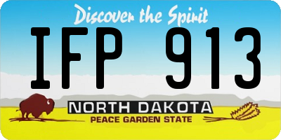 ND license plate IFP913