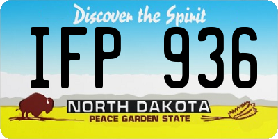 ND license plate IFP936