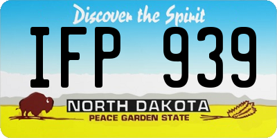 ND license plate IFP939