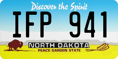 ND license plate IFP941