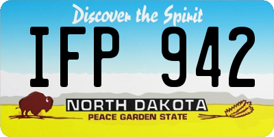 ND license plate IFP942