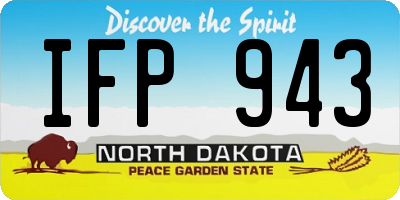 ND license plate IFP943