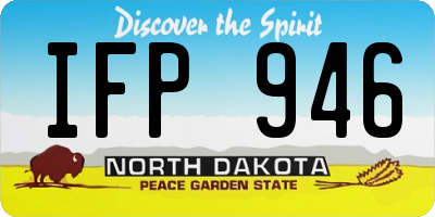 ND license plate IFP946