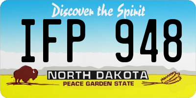 ND license plate IFP948