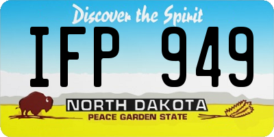 ND license plate IFP949