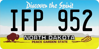 ND license plate IFP952