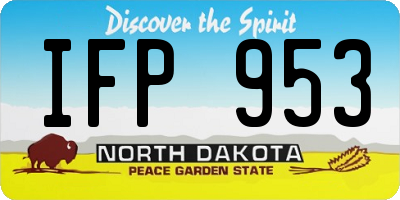 ND license plate IFP953