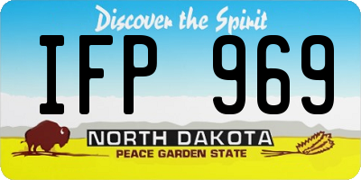 ND license plate IFP969