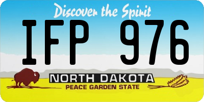 ND license plate IFP976