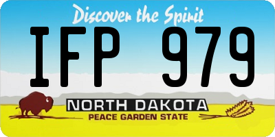 ND license plate IFP979