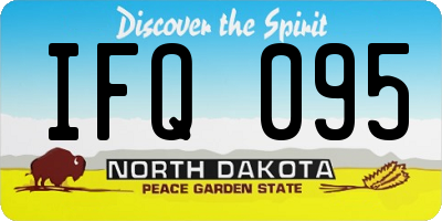 ND license plate IFQ095