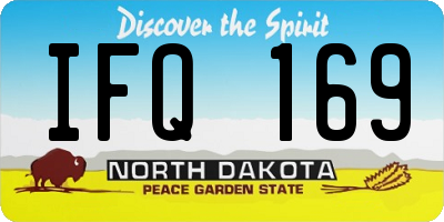 ND license plate IFQ169