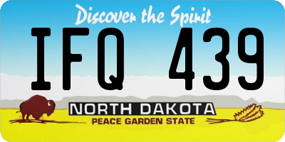 ND license plate IFQ439