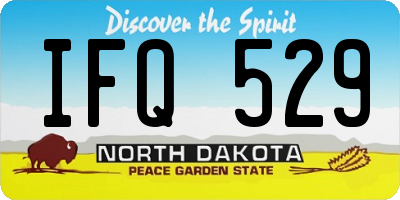 ND license plate IFQ529