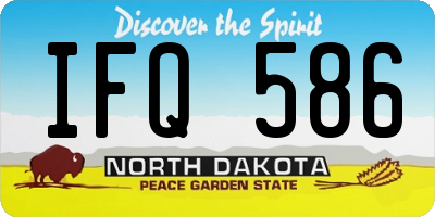 ND license plate IFQ586