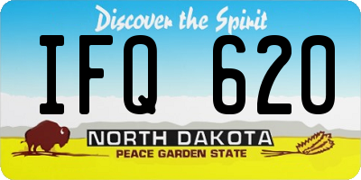 ND license plate IFQ620