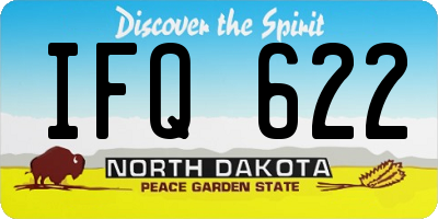 ND license plate IFQ622