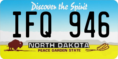 ND license plate IFQ946