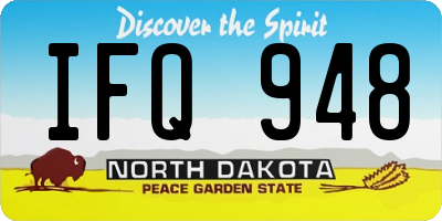 ND license plate IFQ948