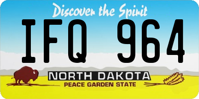 ND license plate IFQ964