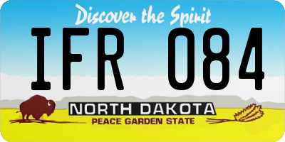 ND license plate IFR084