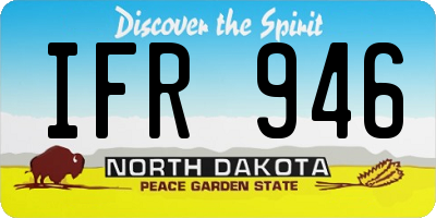 ND license plate IFR946
