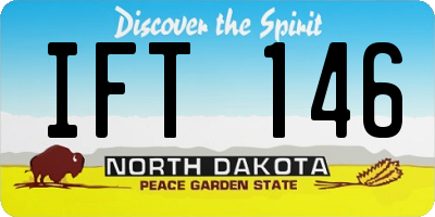 ND license plate IFT146