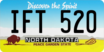 ND license plate IFT520