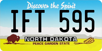 ND license plate IFT595