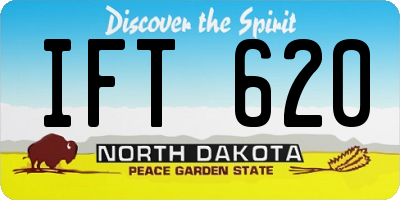 ND license plate IFT620