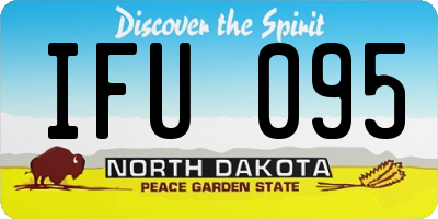 ND license plate IFU095