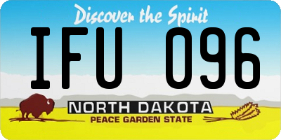 ND license plate IFU096