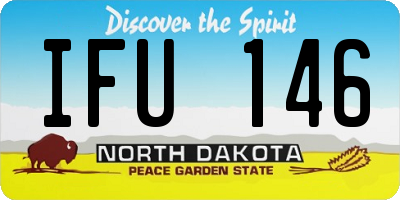 ND license plate IFU146