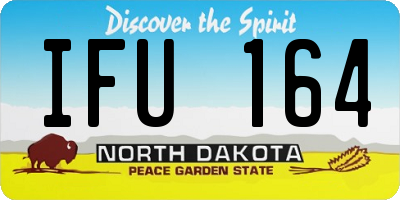 ND license plate IFU164